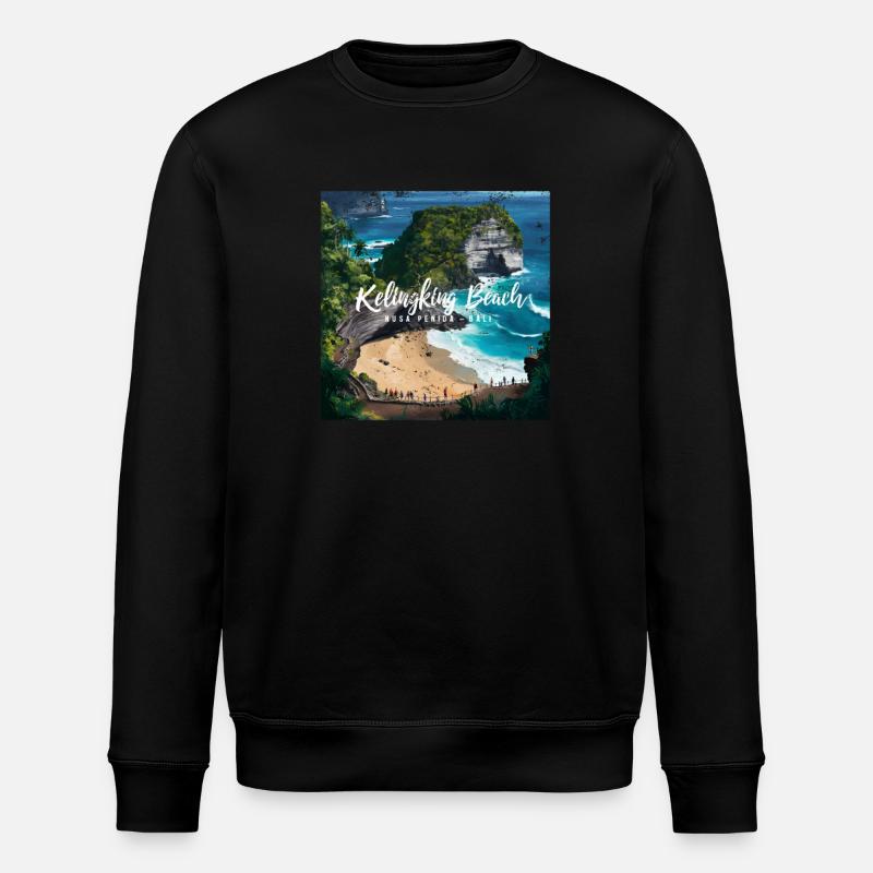 Plage de Kelingking - Sweat bio ROLLER Stanley/Stella Unisexe - noir