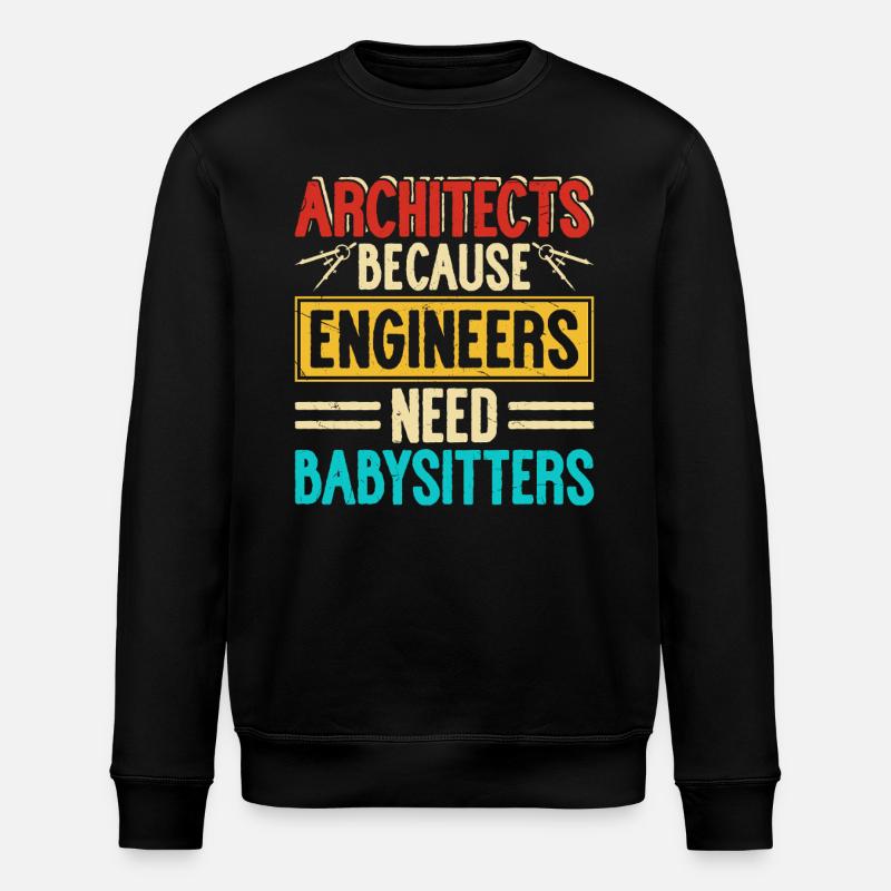 Architekt - Stanley/Stella Unisex Bio-Sweatshirt ROLLER - Schwarz