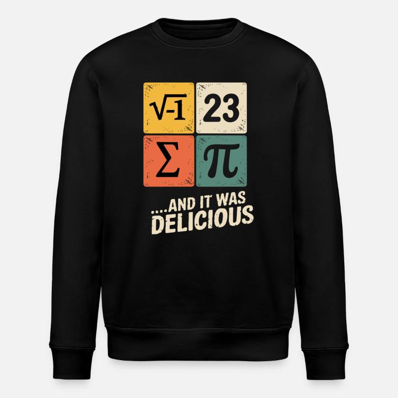 Pi Math - Stanley/Stella ROLLER Unisex Organic Sweatshirt - black