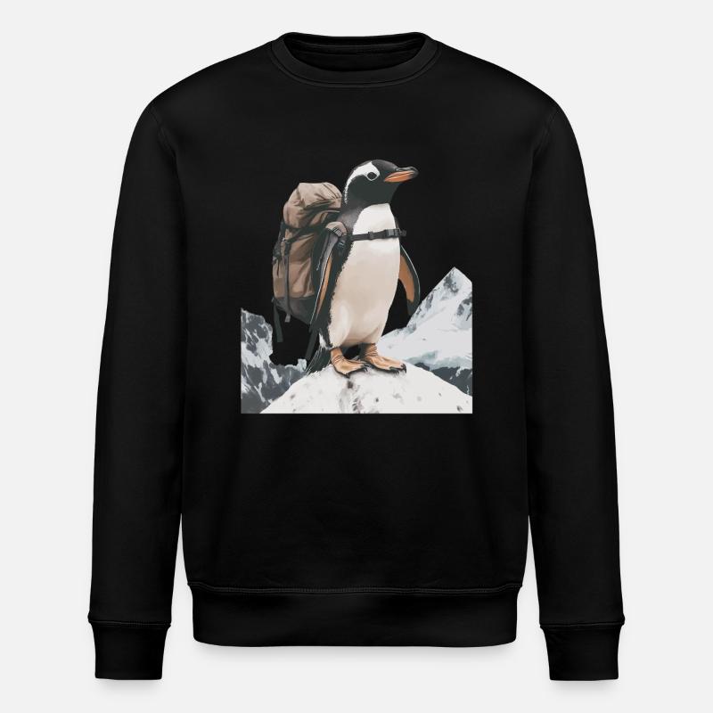 Pinguin - Stanley/Stella Unisex Bio-Sweatshirt ROLLER - Schwarz