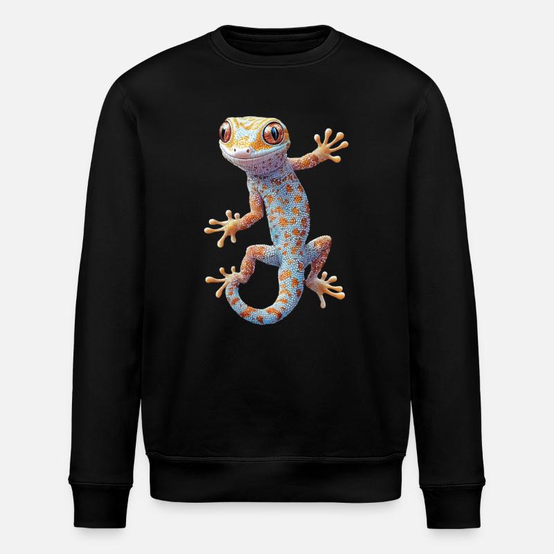 Gecko - Stanley/Stella Unisex Bio-Sweatshirt ROLLER - Schwarz