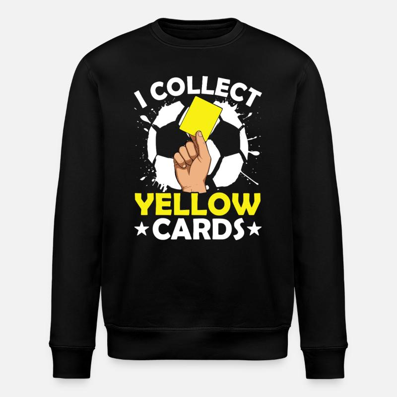 Soccer - Stanley/Stella ROLLER Unisex Organic Sweatshirt - black