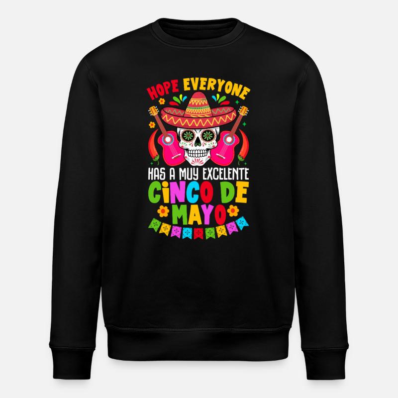 Cino de Mayo - Stanley/Stella Unisex Bio-Sweatshirt ROLLER - Schwarz