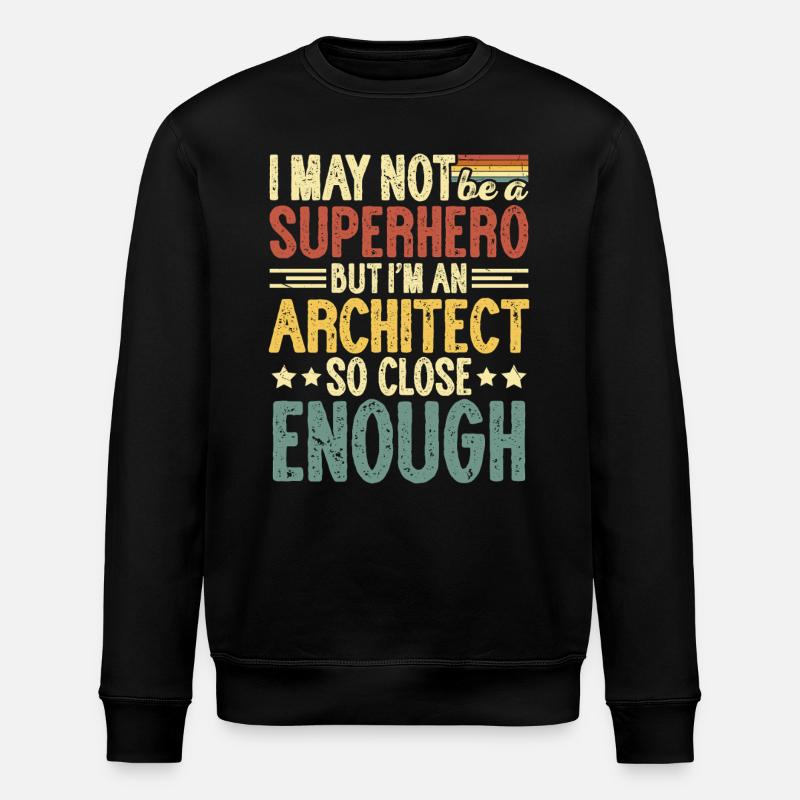Architekt - Stanley/Stella Unisex Bio-Sweatshirt ROLLER - Schwarz