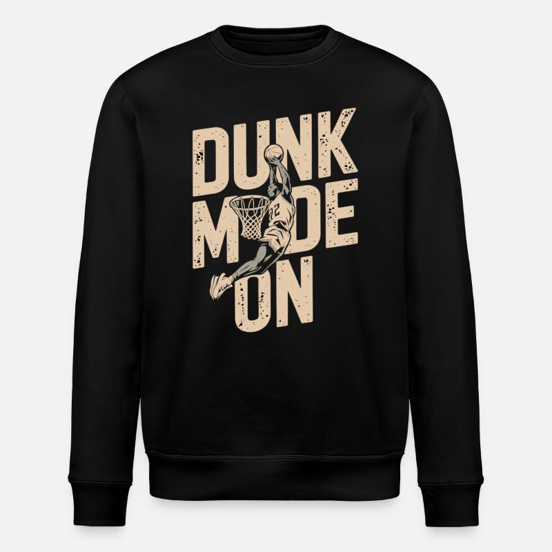Dunk-Modus aktiviert - Stanley/Stella Unisex Bio-Sweatshirt ROLLER - Schwarz