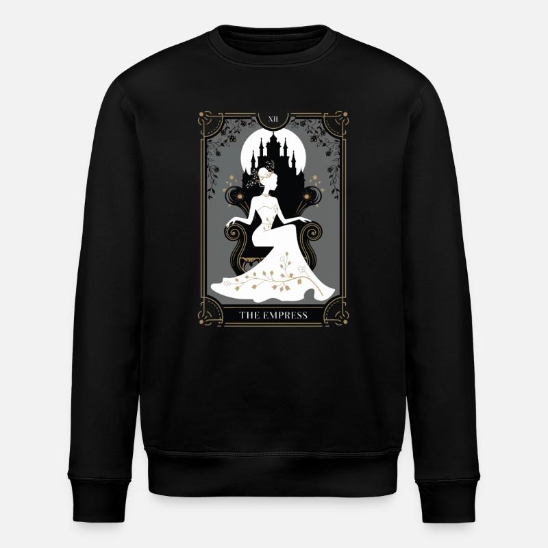 Tarotkarte - Stanley/Stella Unisex Bio-Sweatshirt ROLLER - Schwarz