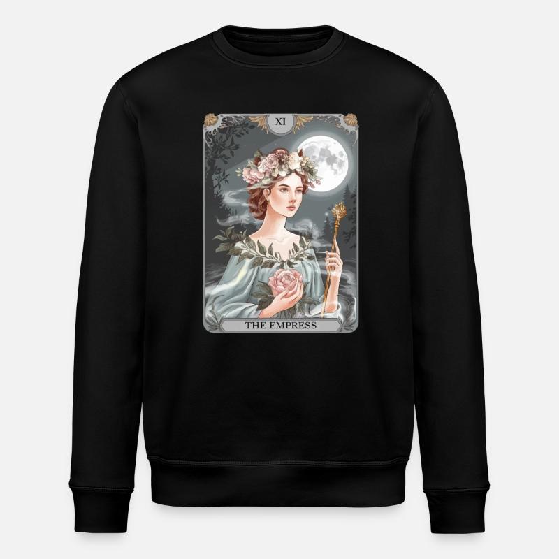 Tarotkarte - Stanley/Stella Unisex Bio-Sweatshirt ROLLER - Schwarz
