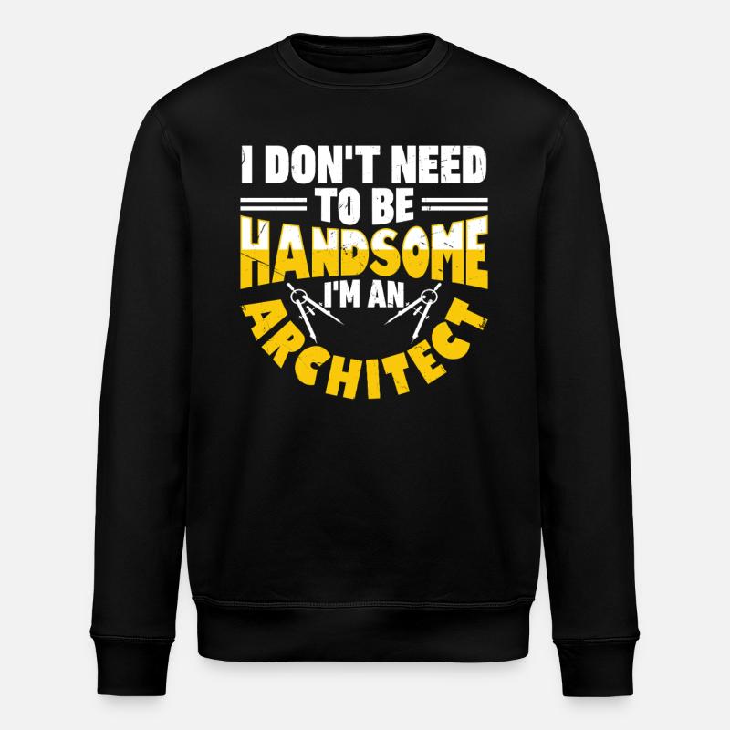 Architekt - Stanley/Stella Unisex Bio-Sweatshirt ROLLER - Schwarz