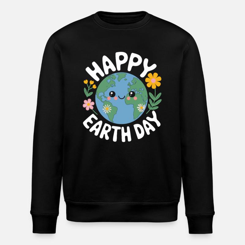 Earth Day - Stanley/Stella Unisex Bio-Sweatshirt ROLLER - Schwarz