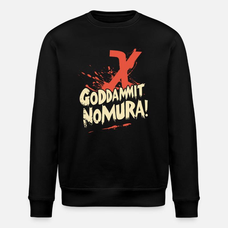 Goddammit Nomura – X Design - Stanley/Stella ROLLER Unisex Organic Sweatshirt - black