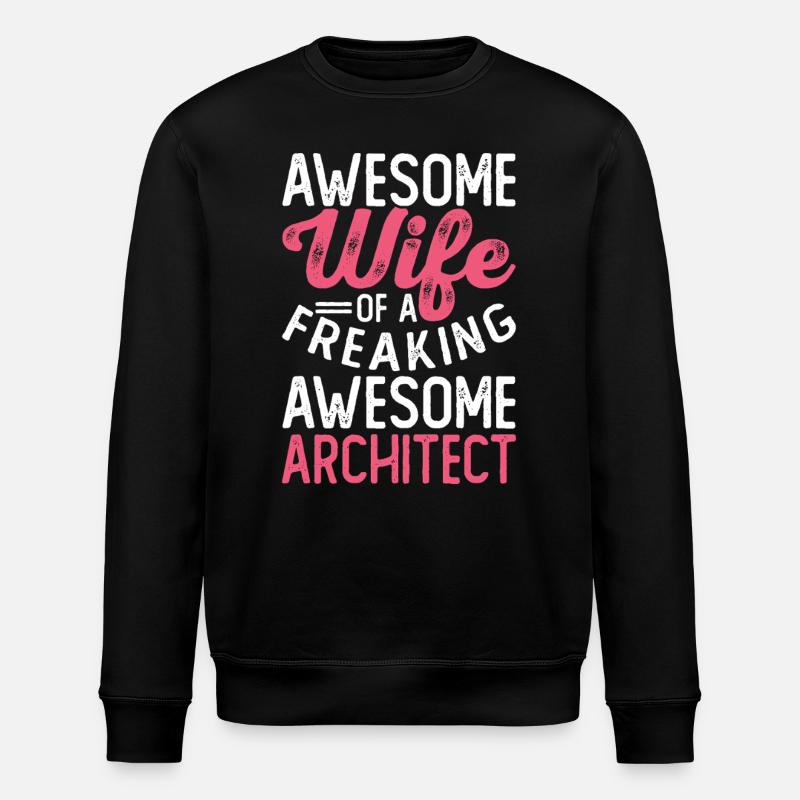 Architecte - Sweat bio ROLLER Stanley/Stella Unisexe - noir