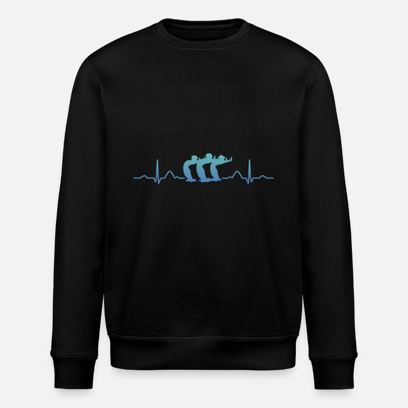 Synchronschwimmen Team Artistic Swim - Stanley/Stella Unisex Bio-Sweatshirt ROLLER - Schwarz