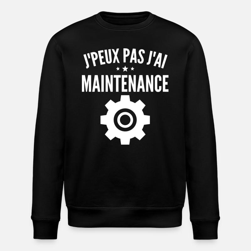 Computer maintenance - Stanley/Stella ROLLER Unisex Organic Sweatshirt - black