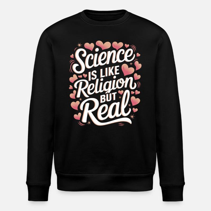 Athéisme, athée, anti-religion, agnostique - Sweat bio ROLLER Stanley/Stella Unisexe - noir
