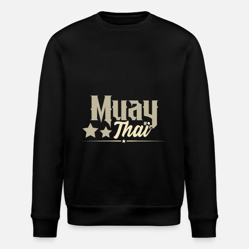 Muay Thai - Stanley/Stella ROLLER Unisex Organic Sweatshirt - black