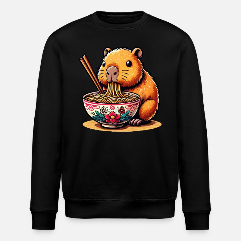 Mignon Kawaii Capybara Ramen Anime - Sweat bio ROLLER Stanley/Stella Unisexe - noir
