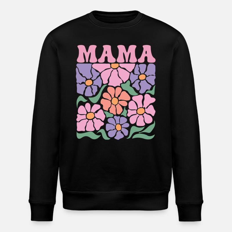 Mama - Stanley/Stella Unisex Bio-Sweatshirt ROLLER - Schwarz