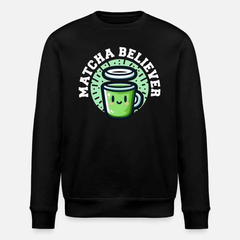 CROYANT AU MATCHA - Sweat bio ROLLER Stanley/Stella Unisexe - noir