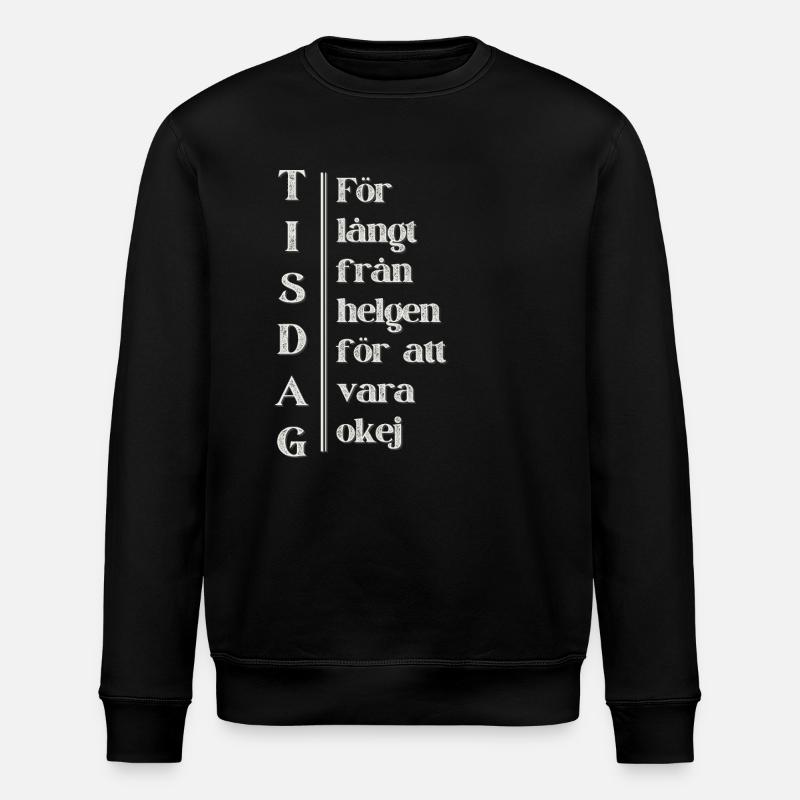 Mardi – Loin du week-end - Sweat bio ROLLER Stanley/Stella Unisexe - noir