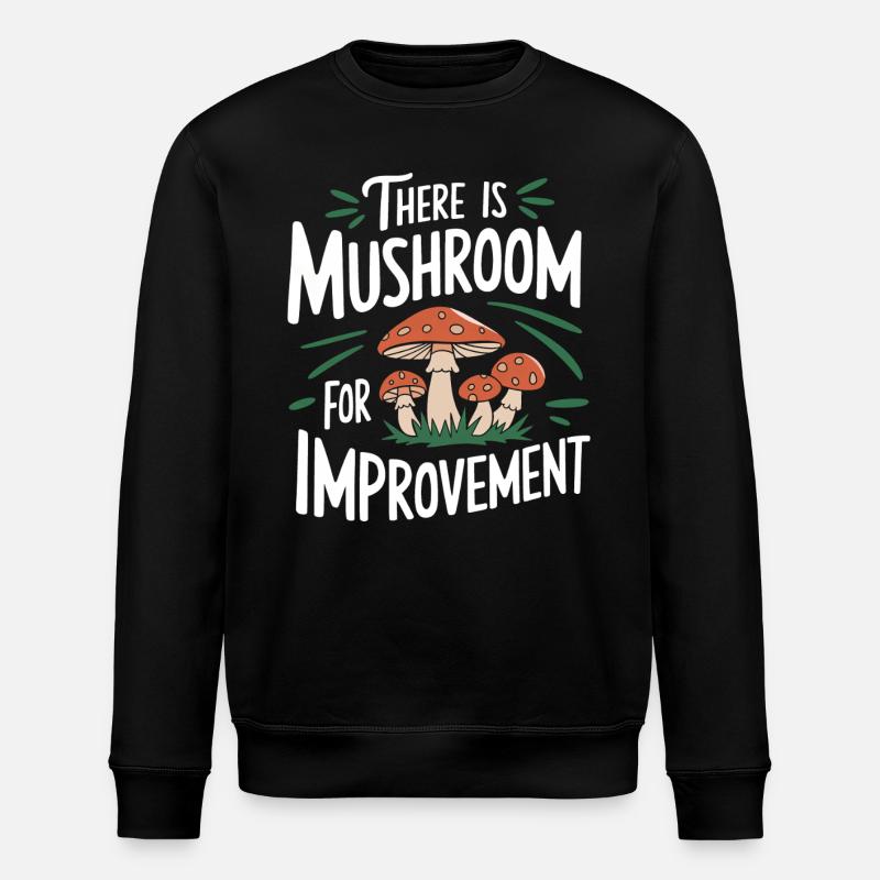 Champignons Champignons Champignon Champignon - Sweat bio ROLLER Stanley/Stella Unisexe - noir