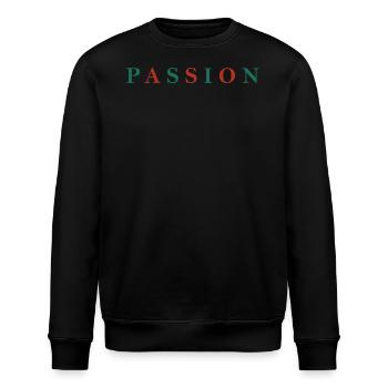 Passion Grafik - Stanley/Stella Unisex Bio-Sweatshirt ROLLER - Schwarz - Vorne - Nik (191cm)