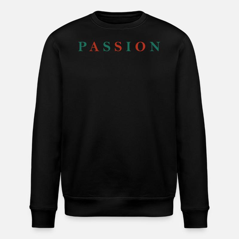 Passion Grafik - Stanley/Stella Unisex Bio-Sweatshirt ROLLER - Schwarz