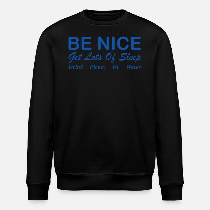 Be Nice Citation esthétique - Sweat bio ROLLER Stanley/Stella Unisexe - noir