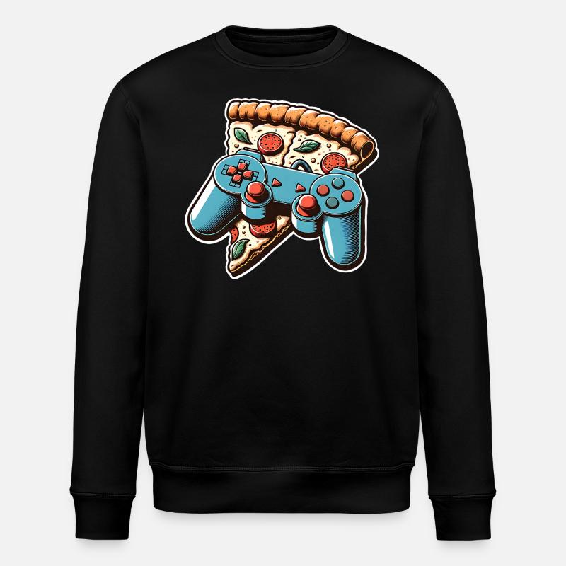 Pizza Gaming Gamer - Sweat bio ROLLER Stanley/Stella Unisexe - noir