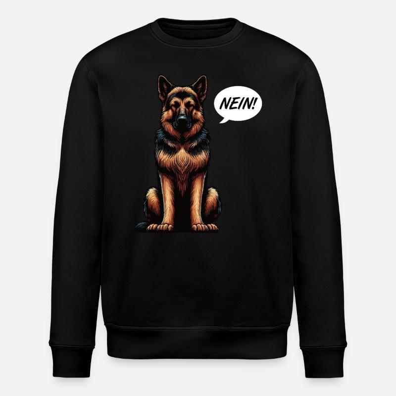 Pas de berger allemand - Sweat bio ROLLER Stanley/Stella Unisexe - noir
