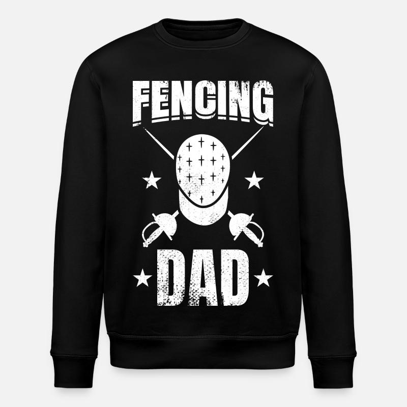 Papa d’escrime - Sweat bio ROLLER Stanley/Stella Unisexe - noir