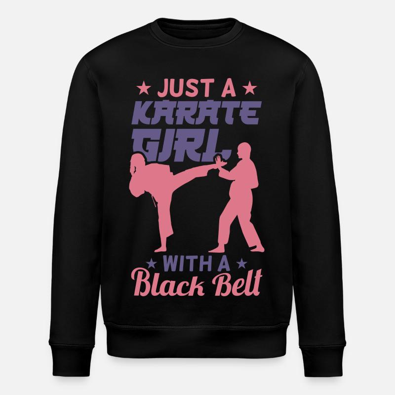 Fille de karaté - Sweat bio ROLLER Stanley/Stella Unisexe - noir