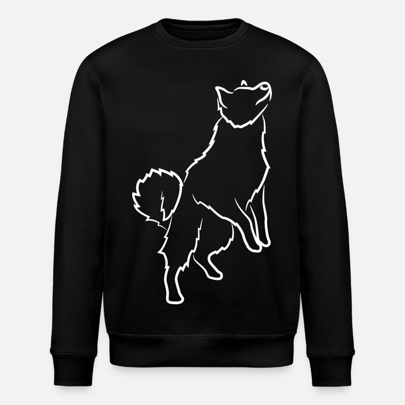 Dessin de chien - Sweat bio ROLLER Stanley/Stella Unisexe - noir
