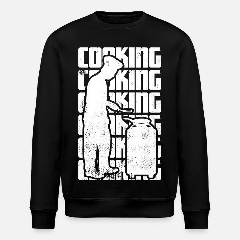 Kochkunst - Stanley/Stella Unisex Bio-Sweatshirt ROLLER - Schwarz