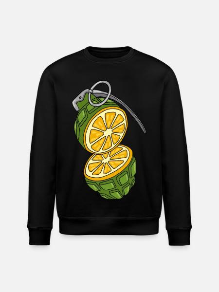 Camouflage d'une orange - Sweat bio ROLLER Stanley/Stella Unisexe - noir