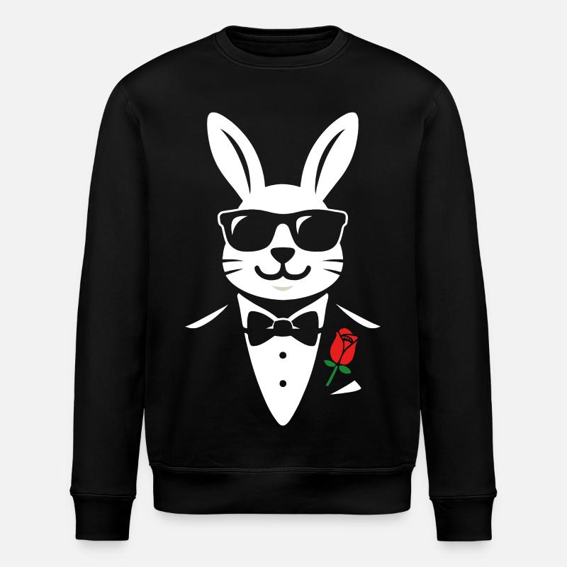Lapin Gentlehop - Sweat bio ROLLER Stanley/Stella Unisexe - noir