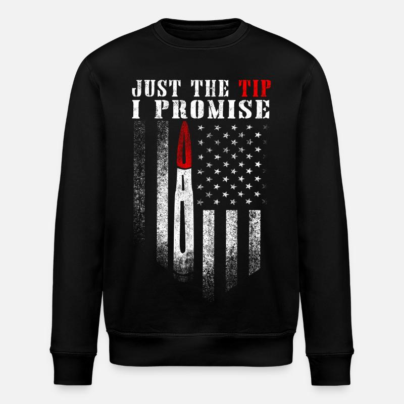 Juste le conseil Drapeau des États-Unis - Sweat bio ROLLER Stanley/Stella Unisexe - noir