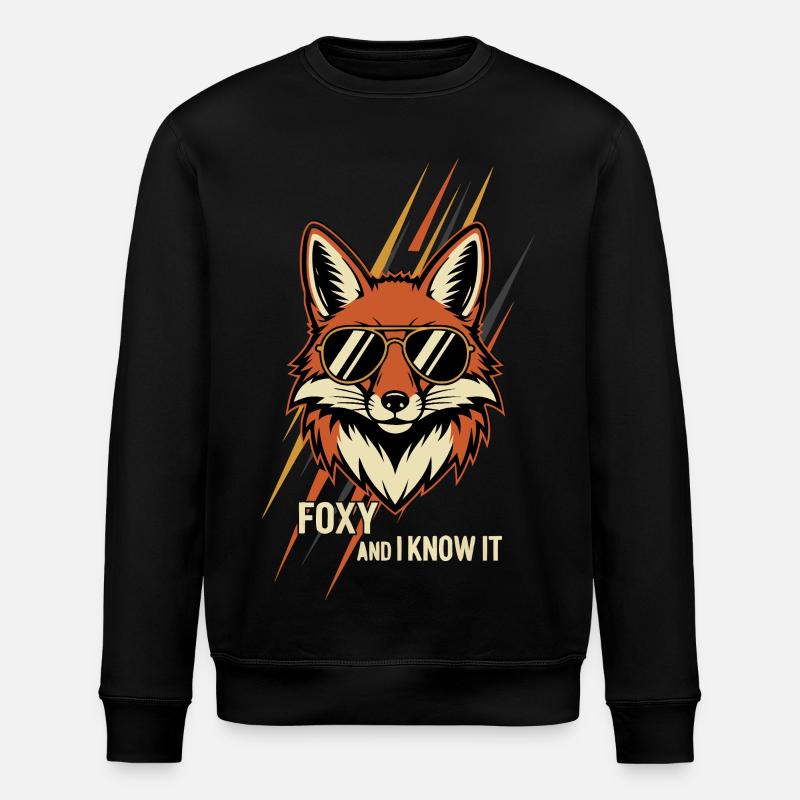 Foxy et moi le savons - Sweat bio ROLLER Stanley/Stella Unisexe - noir