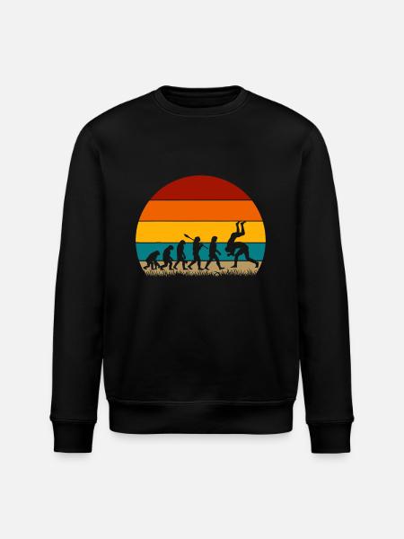Retro Evolution Wrestling - Stanley/Stella ROLLER Unisex Organic Sweatshirt - black