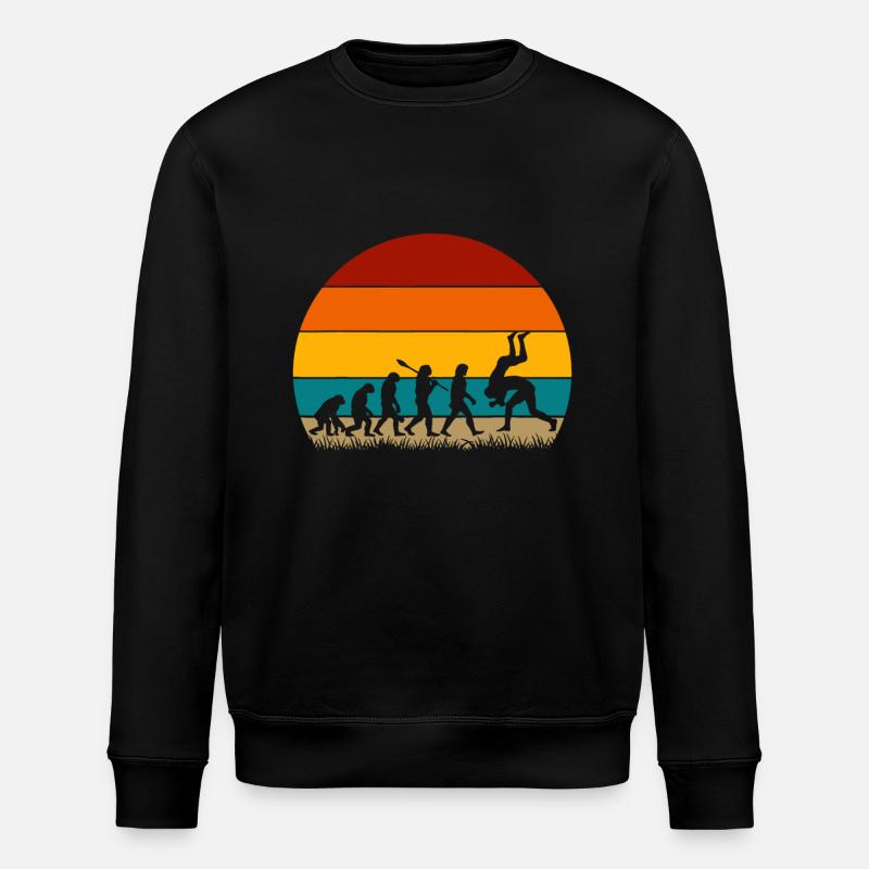 Retro Evolution Wrestling - Sweat bio ROLLER Stanley/Stella Unisexe - noir