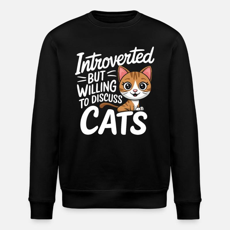 Introverti, antisocial, introverti - Sweat bio ROLLER Stanley/Stella Unisexe - noir
