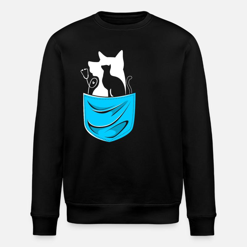 Tierarzt - Stanley/Stella Unisex Bio-Sweatshirt ROLLER - Schwarz