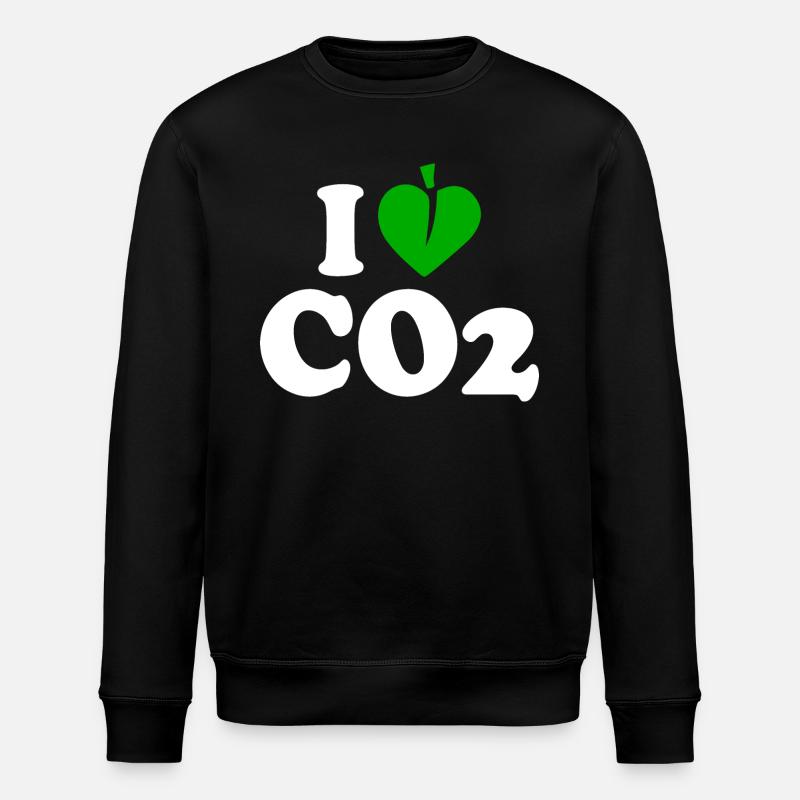 I love co2 - Sweat bio ROLLER Stanley/Stella Unisexe - noir