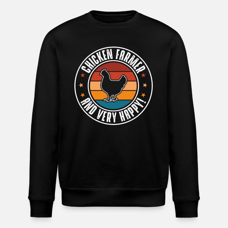 Chicken - Stanley/Stella Unisex Bio-Sweatshirt ROLLER - Schwarz