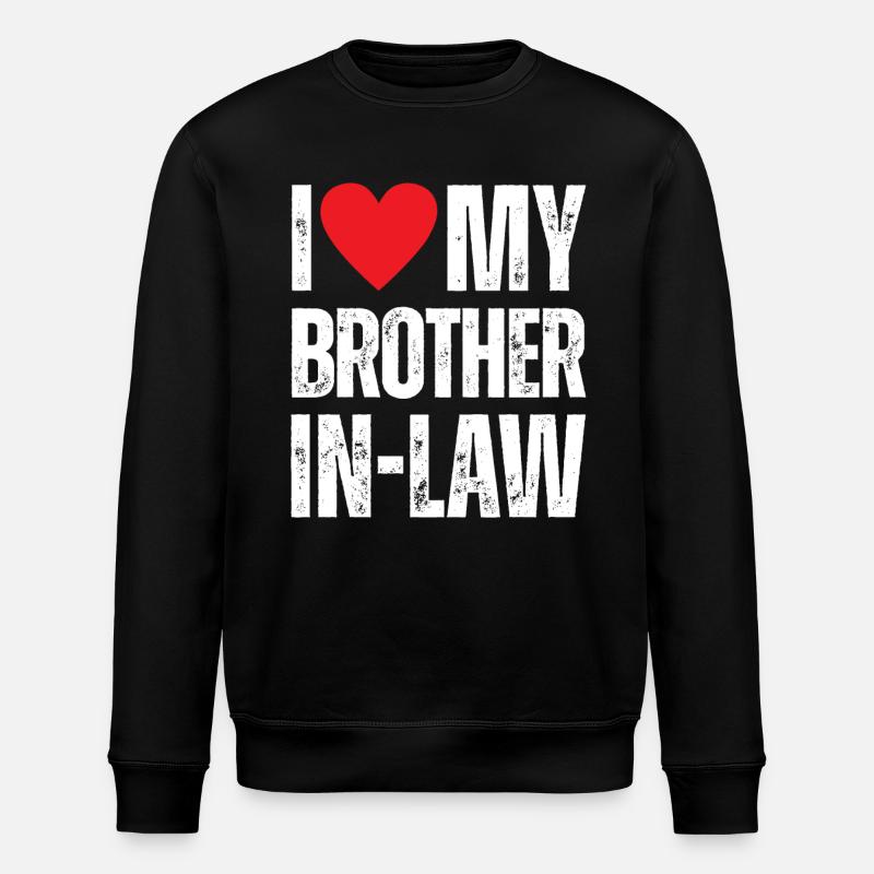 J’aime mon beau-frère - Sweat bio ROLLER Stanley/Stella Unisexe - noir