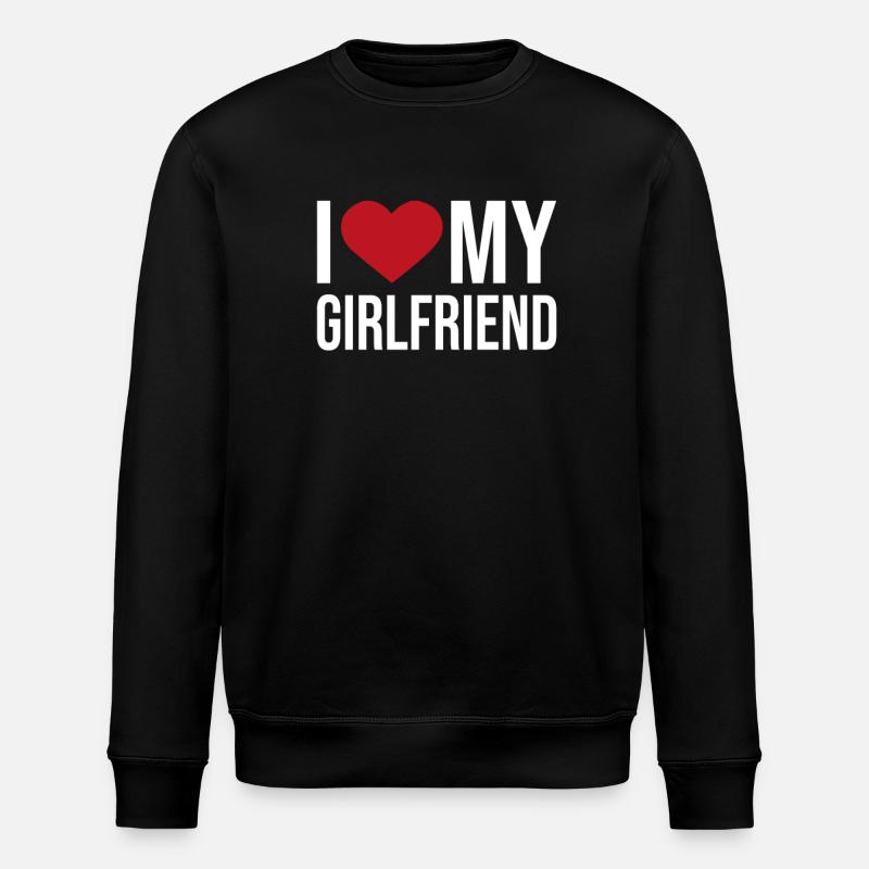 J’aime ma copine - Sweat bio ROLLER Stanley/Stella Unisexe - noir