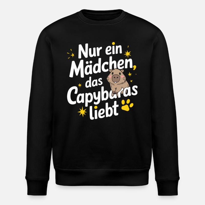 Capybara Wasserschwein Capybaras - Sweat bio ROLLER Stanley/Stella Unisexe - noir