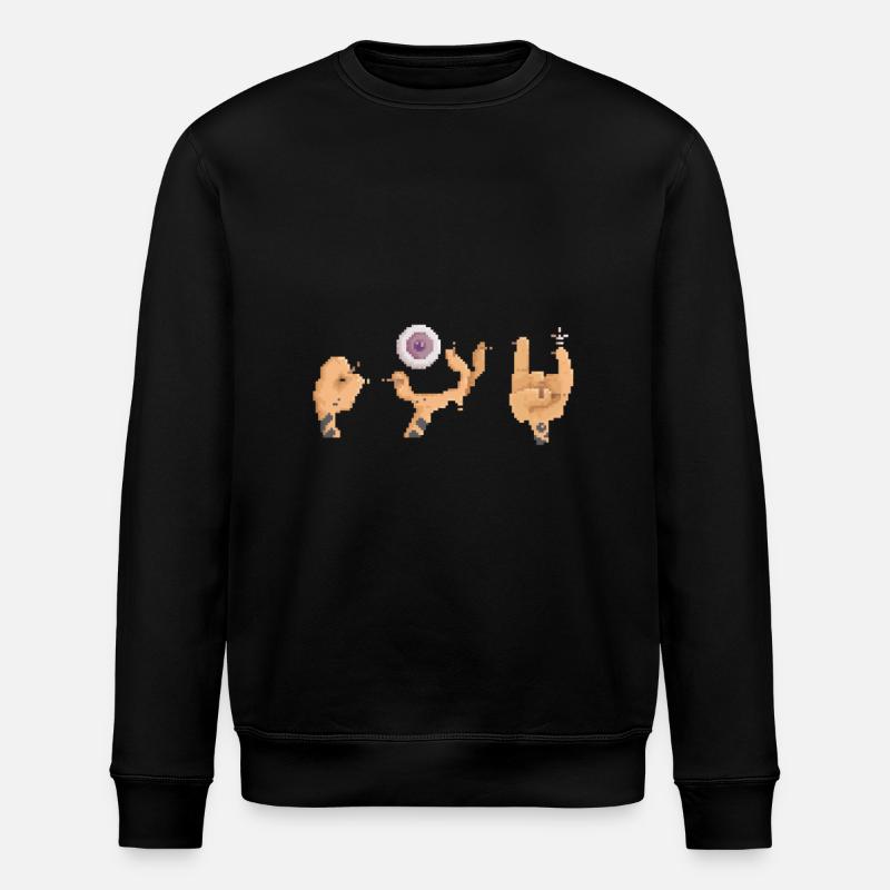 hell yeah - Stanley/Stella ROLLER Unisex Organic Sweatshirt - black