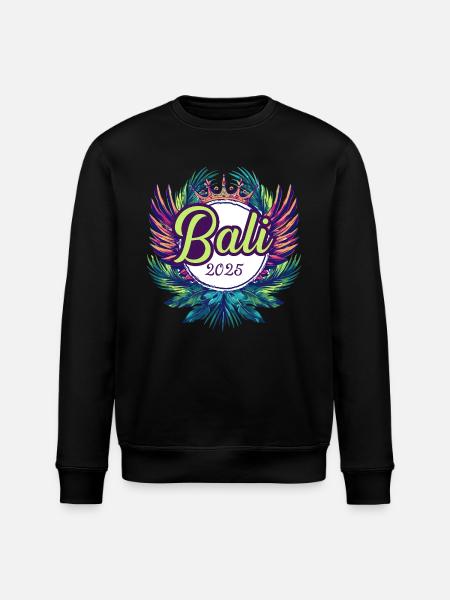 Bali 2025 Team - Stanley/Stella ROLLER Unisex Organic Sweatshirt - black