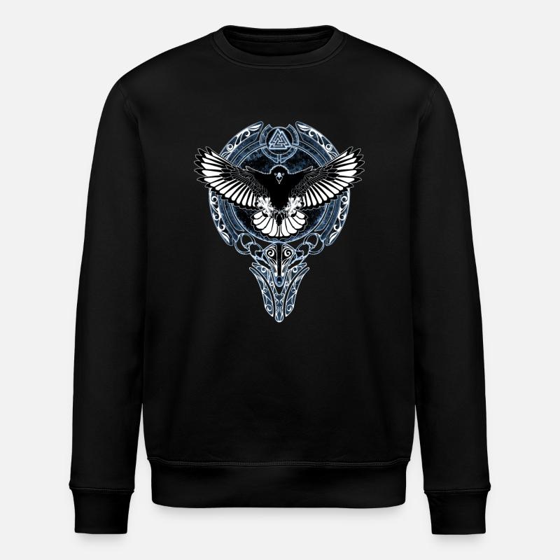 Viking Eagle - Stanley/Stella ROLLER Unisex Organic Sweatshirt - black
