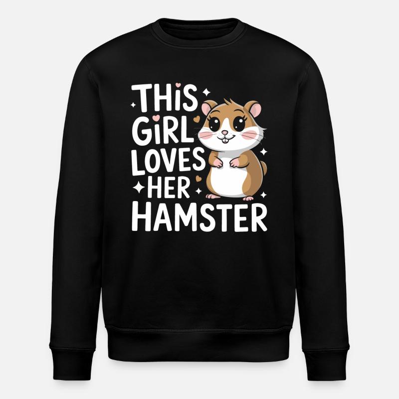Hamster - Sweat bio ROLLER Stanley/Stella Unisexe - noir
